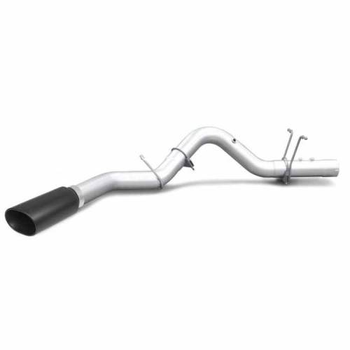 Banks Power - Monster Exhaust System 5-inch Single Exit, Cerakote Black Tip for 2017-2019 Chevy/GMC 2500/3500 6.6L Duramax, L5P DCSB, DCLB, CCSB, CCLB including Dually Model 48996-b