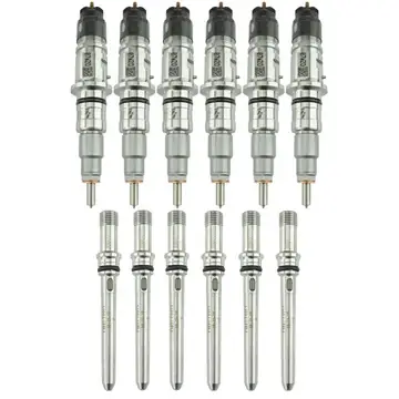 Industrial Injection  - Industrial Injection Reman Stock 6.7L 2010-16 Mid-Range Injector Pack w Connecting Tubes CORE CHARGE OF $900.00 APPLIES